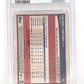 Shohei Ohtani 2018 Topps Big League PSA GEM MT 10 — back