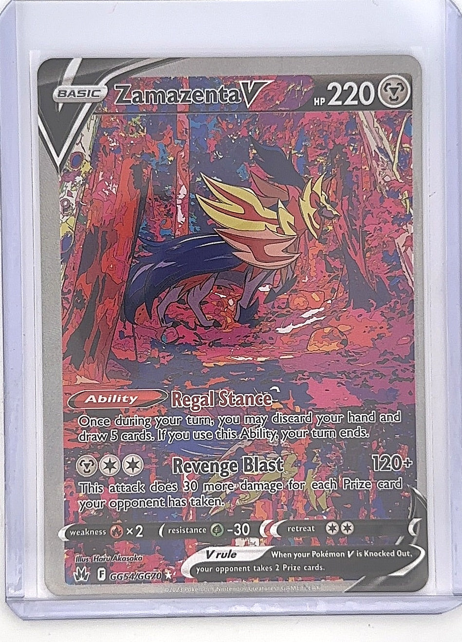 Zamazenta V #GG54/GG70 — front