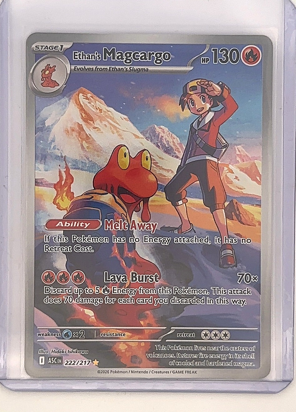 Ethan's Magcargo - 222/217 #222/217 — front