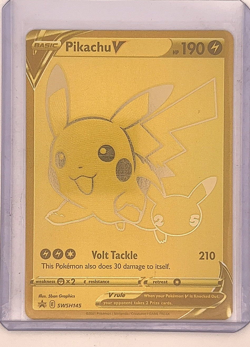 Pikachu V - SWSH145 #SWSH145 — front