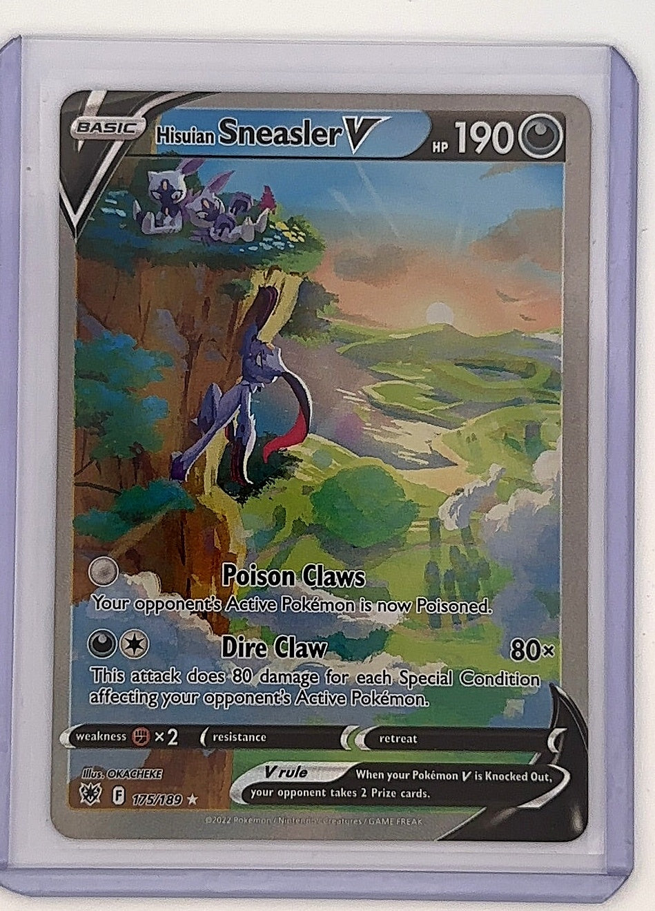 Hisuian Sneasler V (Alternate Full Art) #175/189 — front