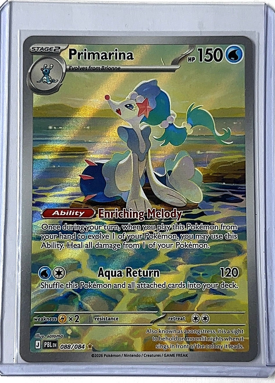Primarina - 088/084 #088/084 — front