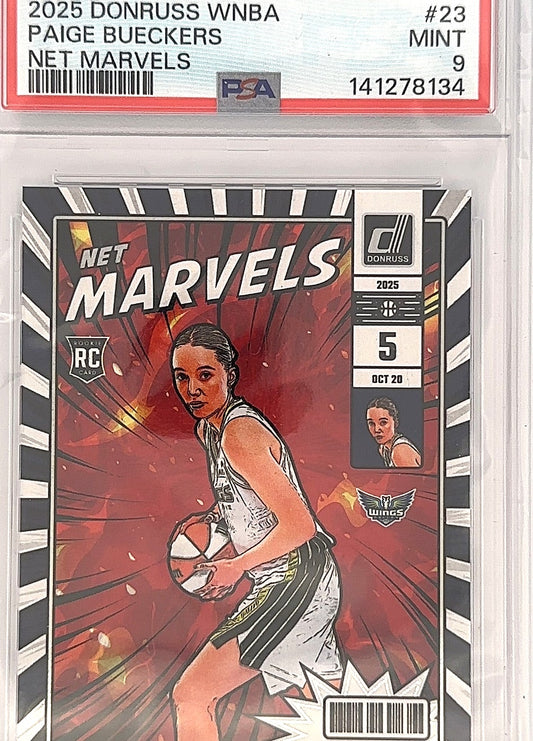 Paige Bueckers Donruss WNBA 2025 PSA 9 — front