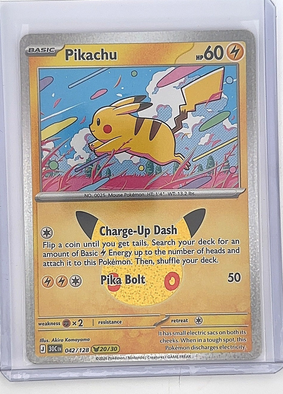 Pikachu - 042/128 #042/128 — front