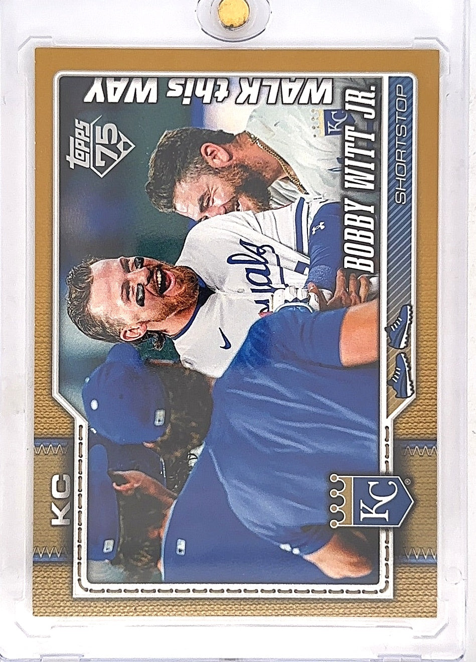 2026 Topps Celebration Bobby Witt Jr. [Gold Walk This Way] #205 — front