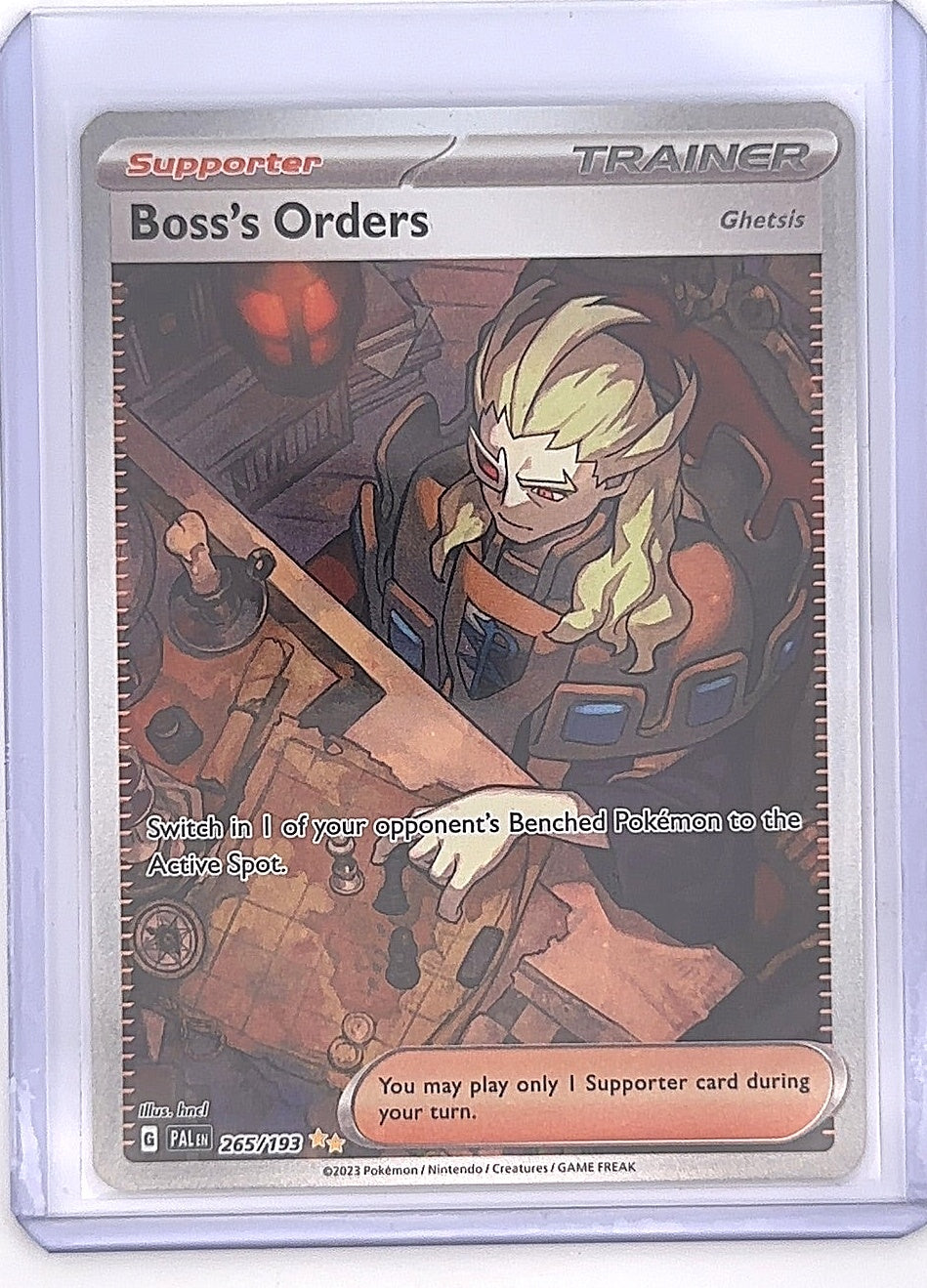 Boss's Orders - 265/193 #265/193 — front
