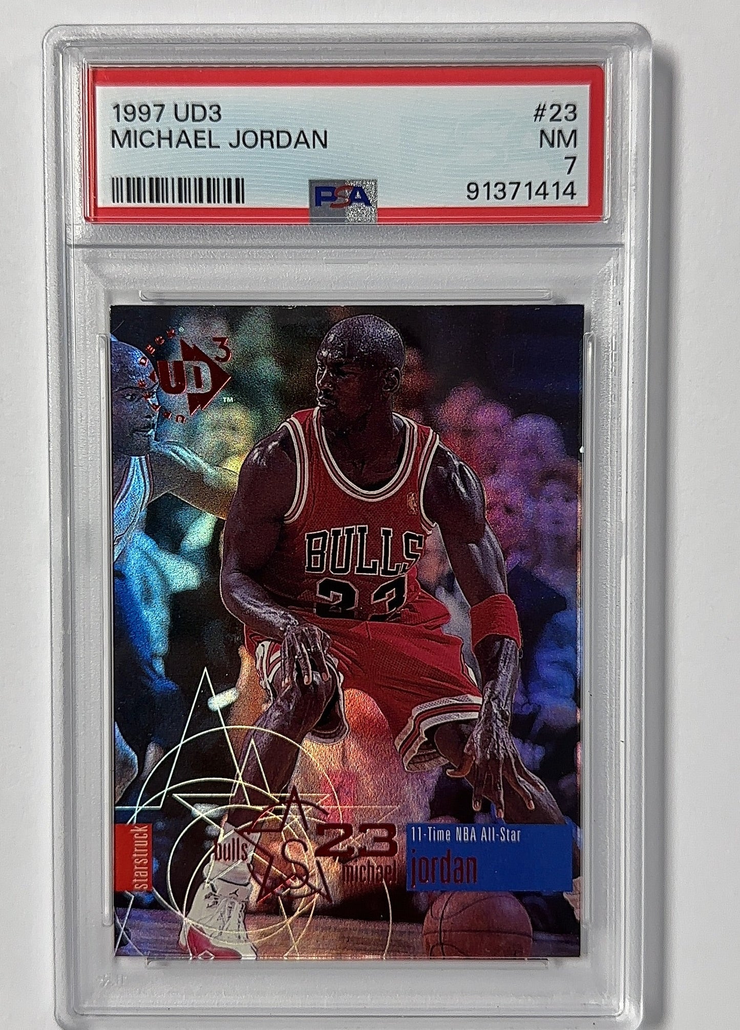 Michael Jordan - PSA 7 UD3 — front