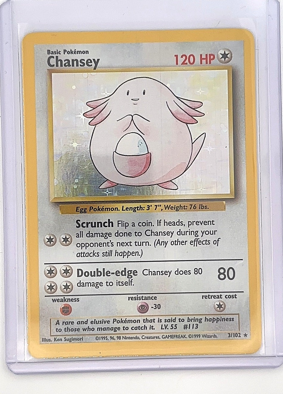 Chansey #003/102 — front