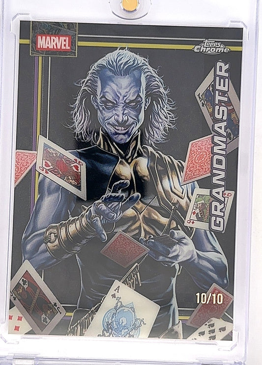 Grandmaster 2026 Topps Chrome Black X-fractor /10 — front