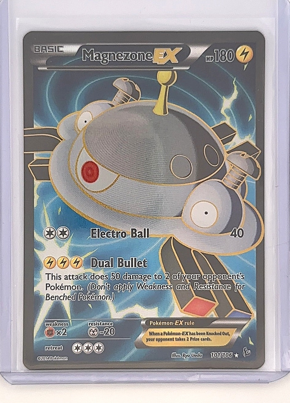 Magnezone EX (101 Full Art) #101/106 — front