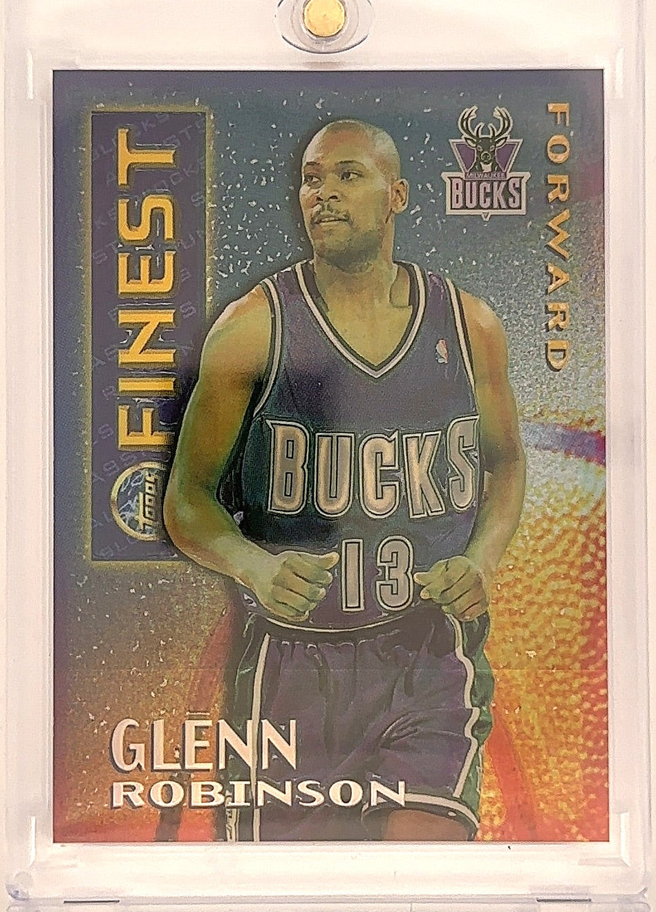 1995 Finest Mystery Glenn Robinson [Borderless Refractor] #M10 — front