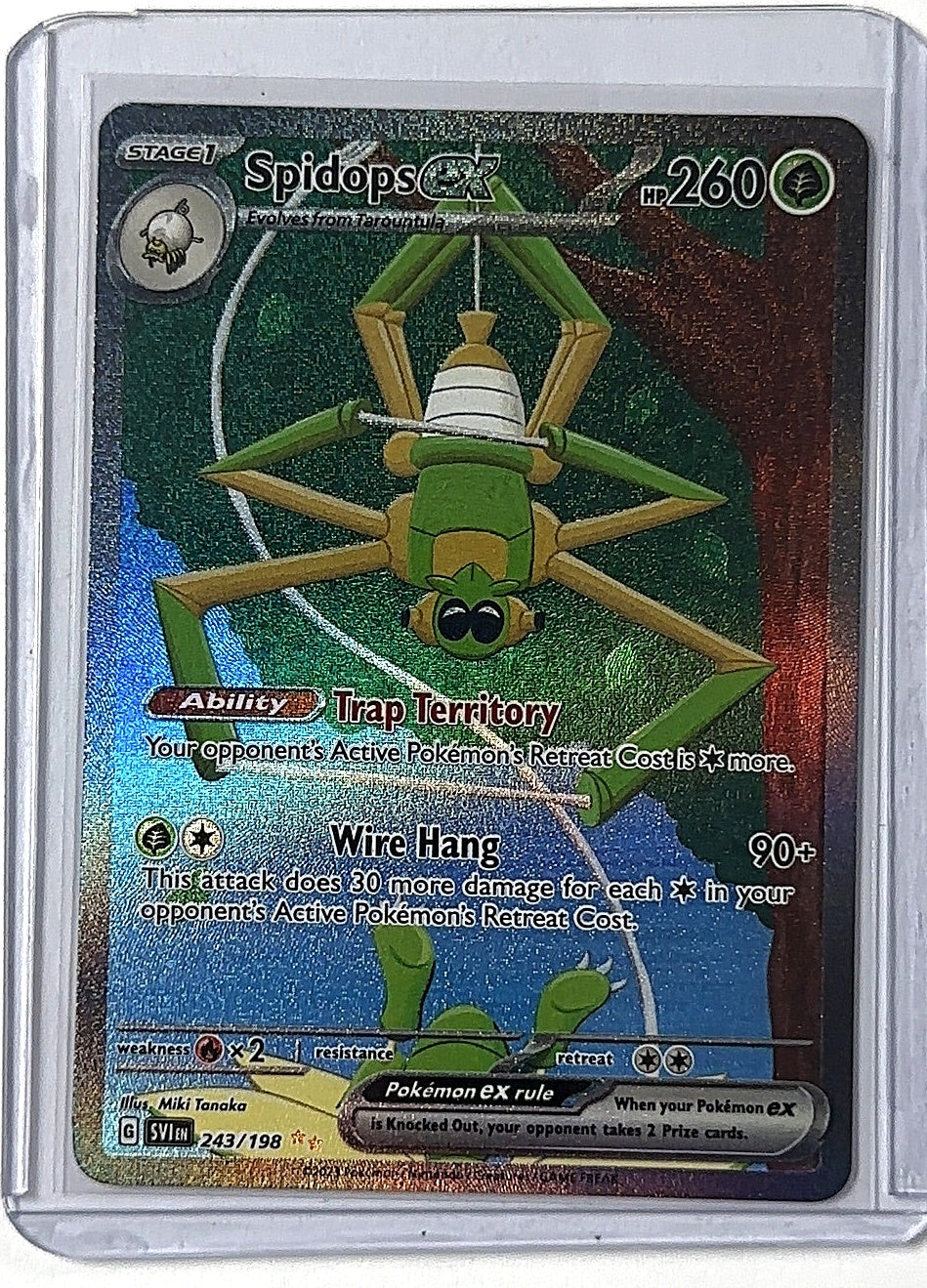 Spidops ex - 243/198 #243/198 — front