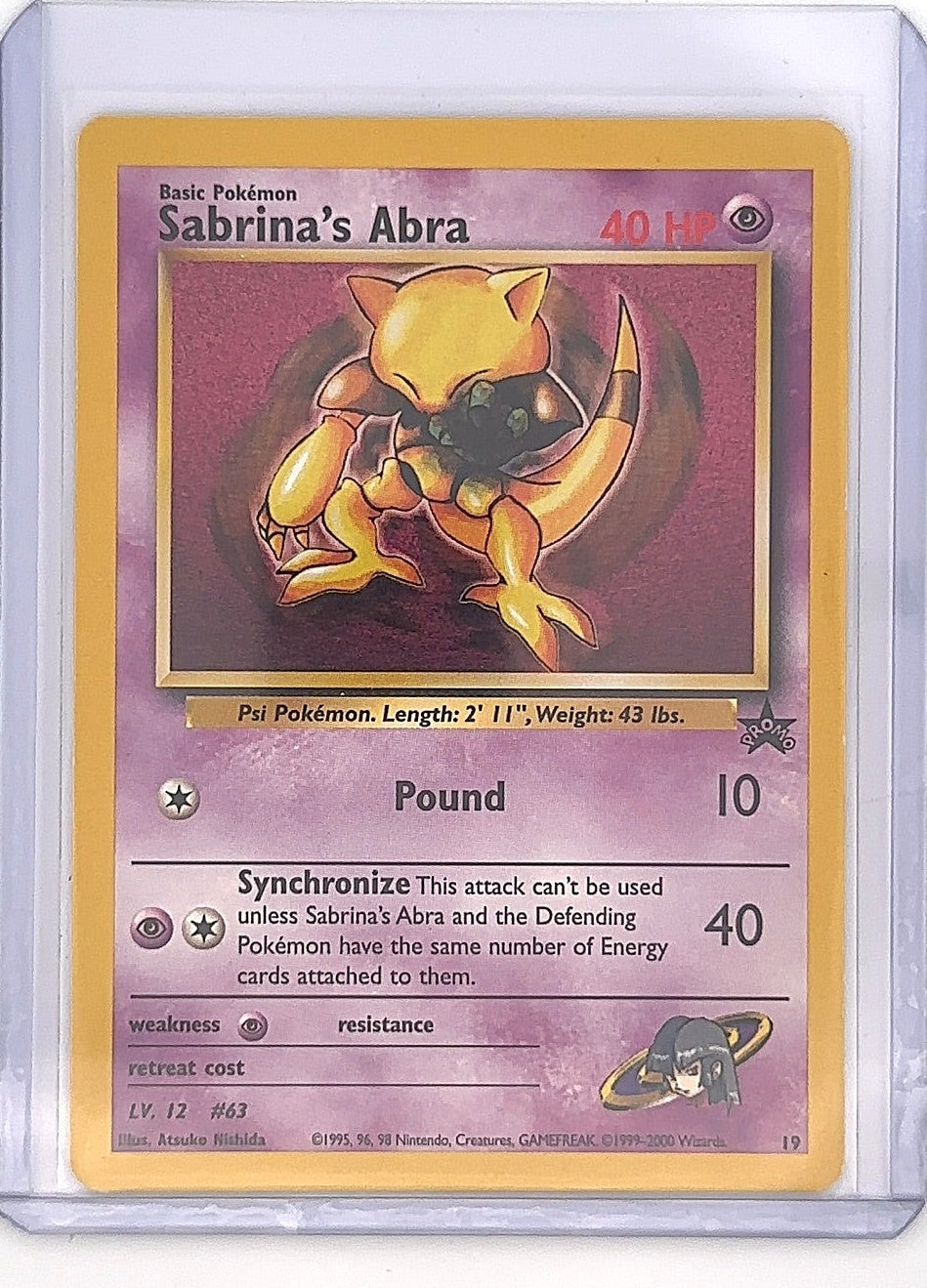 Sabrina's Abra #19/53 — front