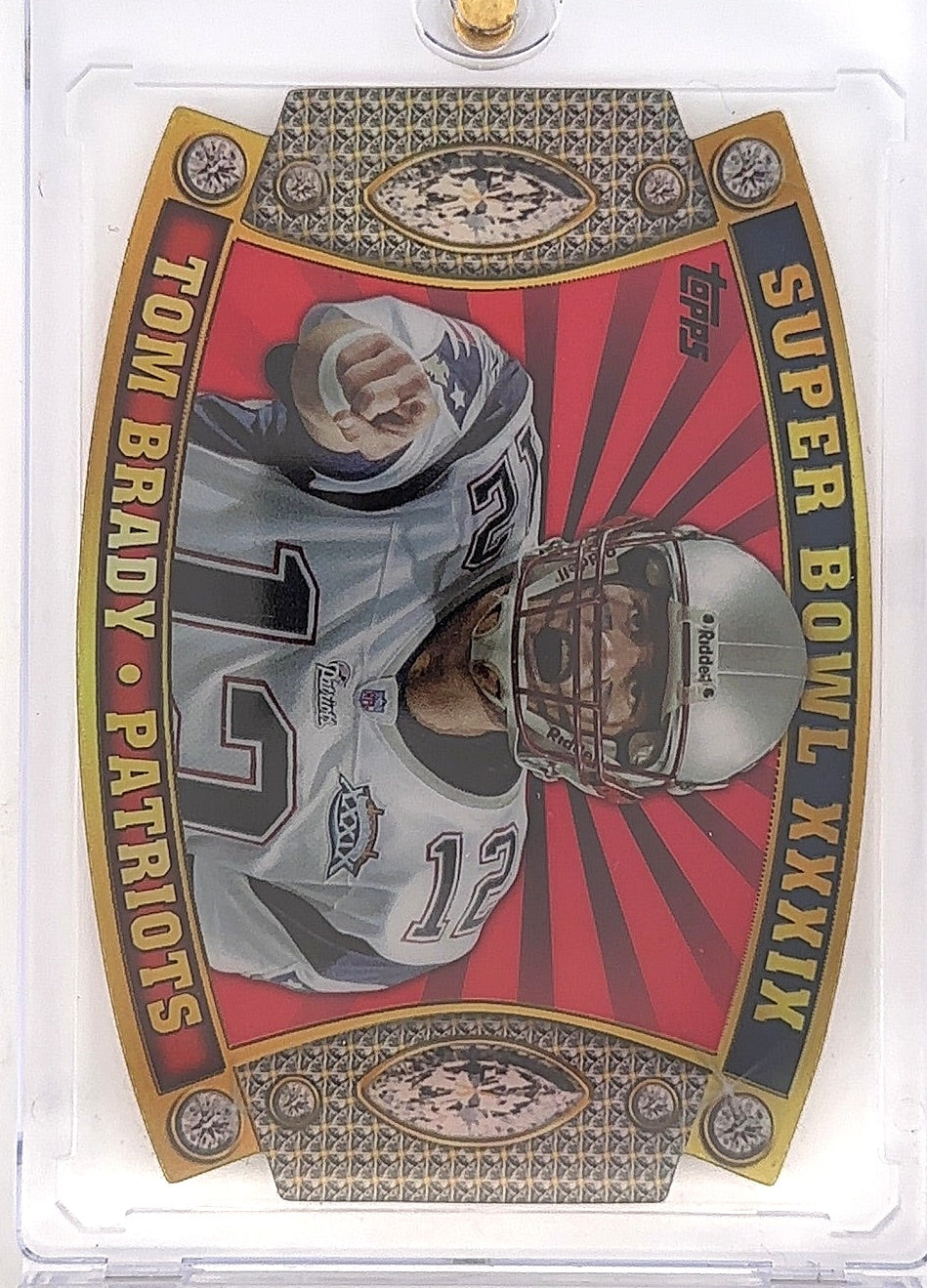 2011 Topps Super Bowl Legends Die Cut Tom Brady #SB-49 — front