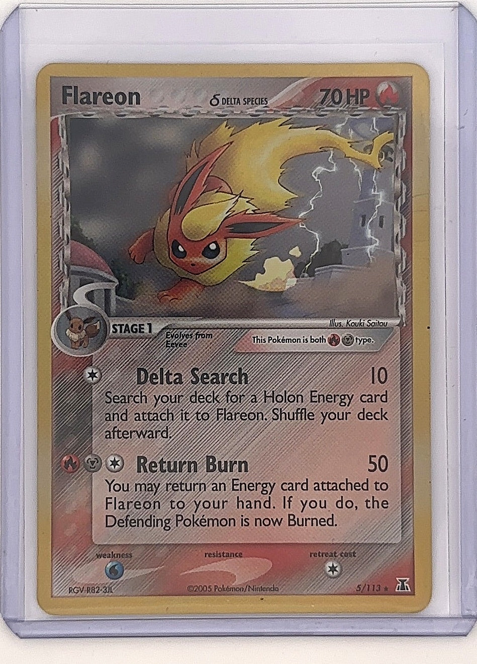 Flareon (Delta Species) #5/113 — front