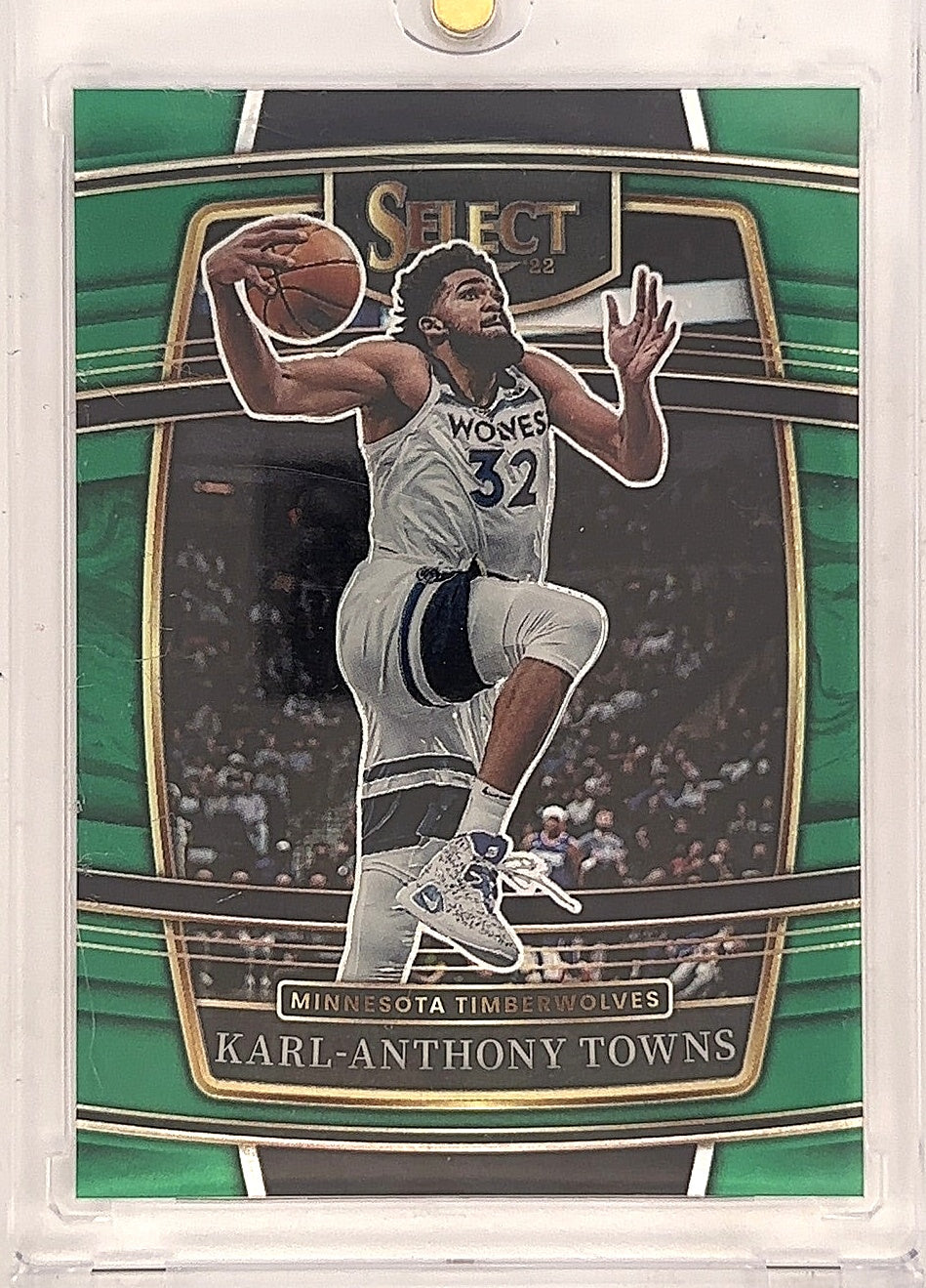 Karl-Anthony Towns #10 2021 Select Panini Basketball 4/5 — front