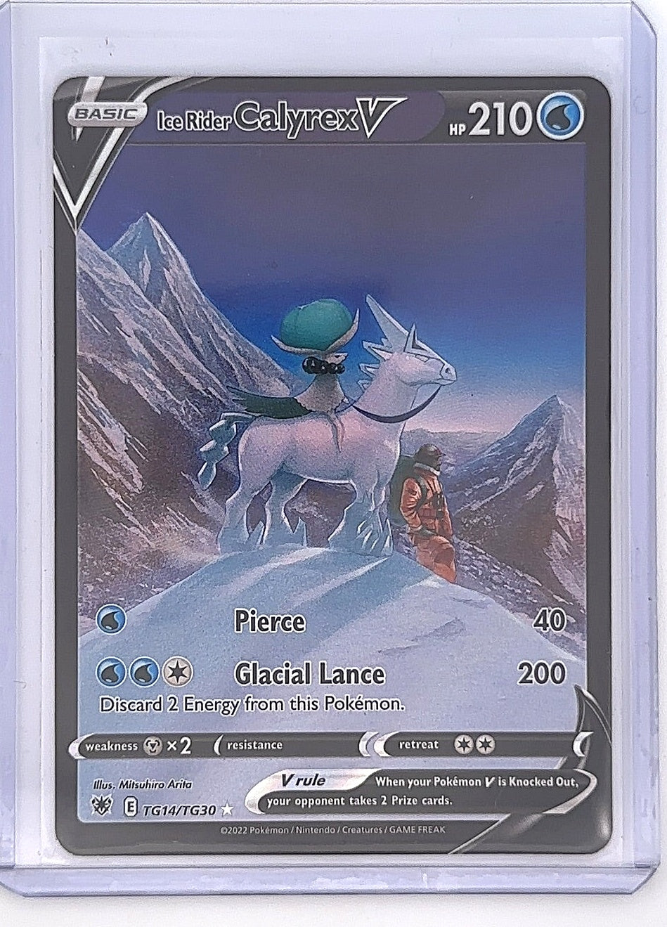 Ice Rider Calyrex V #TG14/TG30 — front