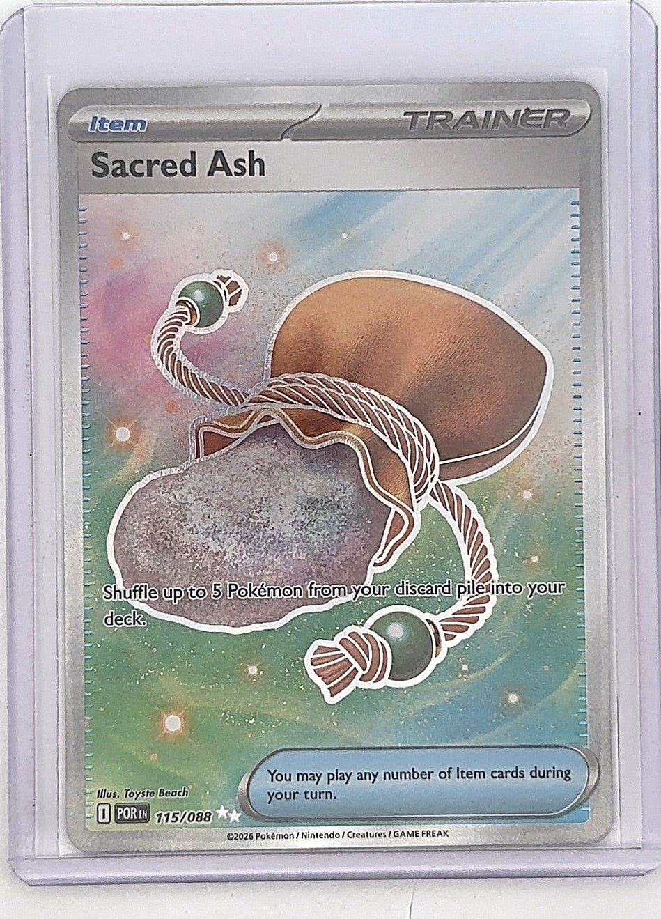 Sacred Ash #115/088 — front