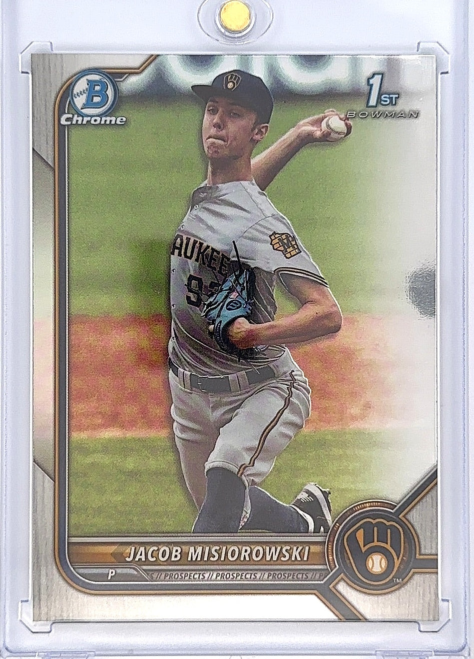 2022 Bowman Draft 1st Edition Jacob Misiorowski #BD-132 — front
