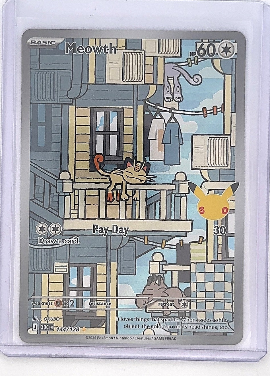 Meowth - 144/128 #144/128 — front