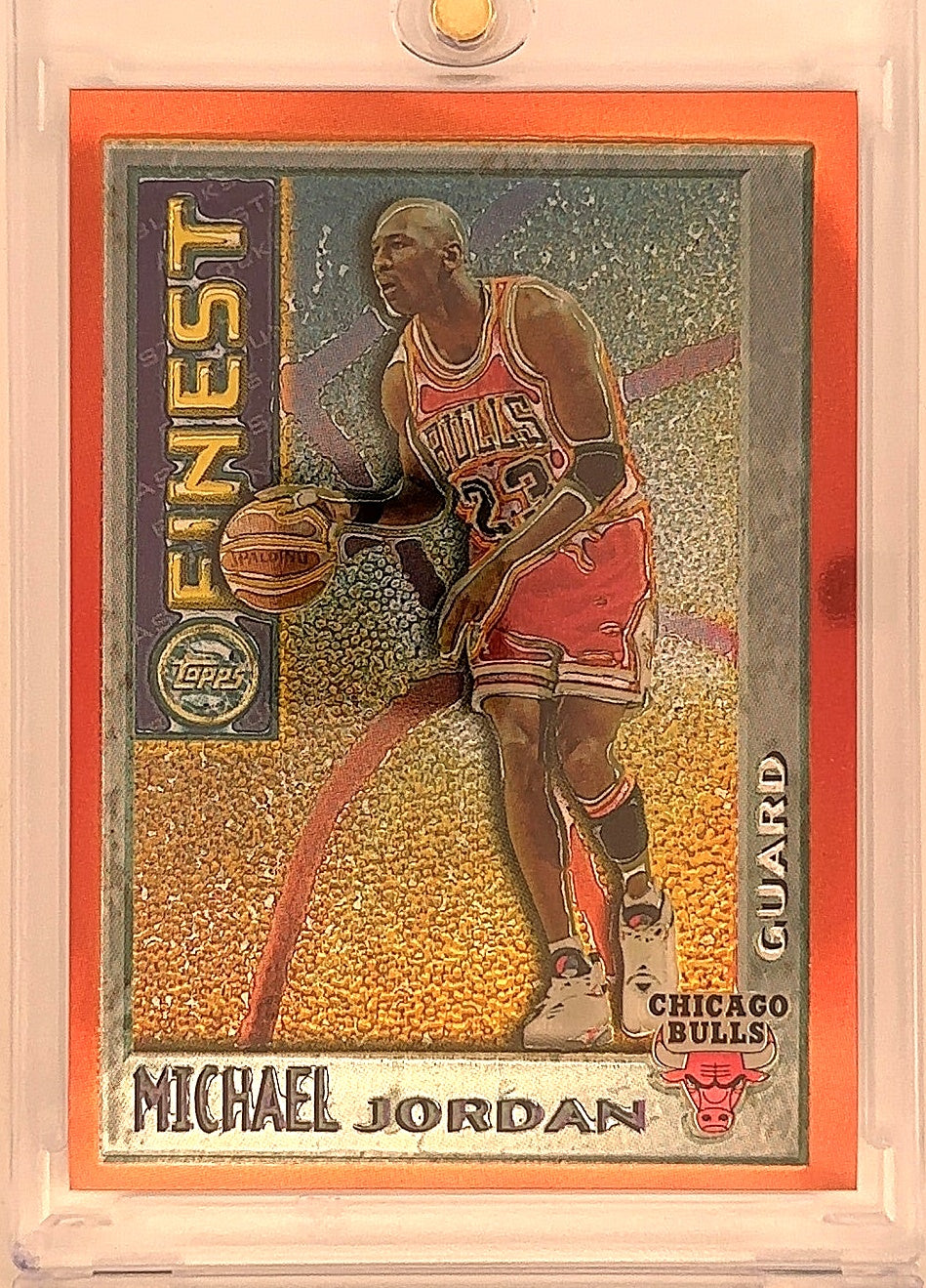 1995 Finest Mystery Michael Jordan [Orange Bordered] #M1 — front