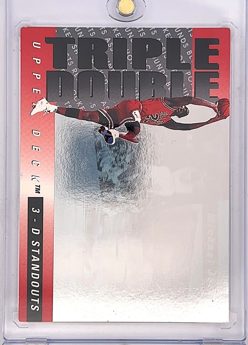 1993 Upper Deck Triple Double 3D Standouts Michael Jordan #TD2 — front