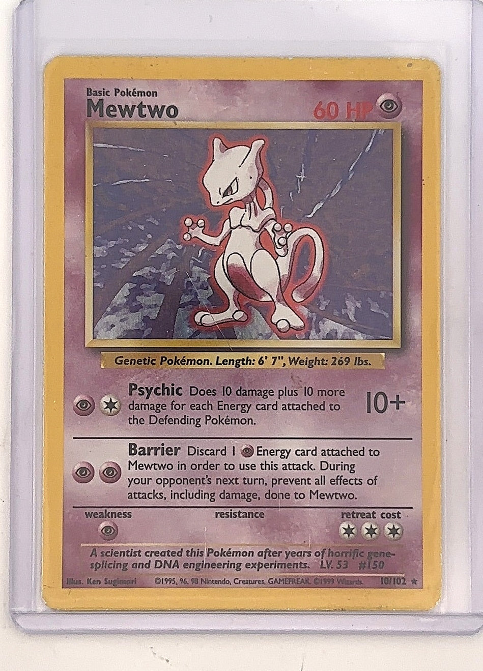 Mewtwo #010/102 — front
