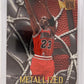 1996 Fleer Metal Michael Jordan [Metallized] #128 — front