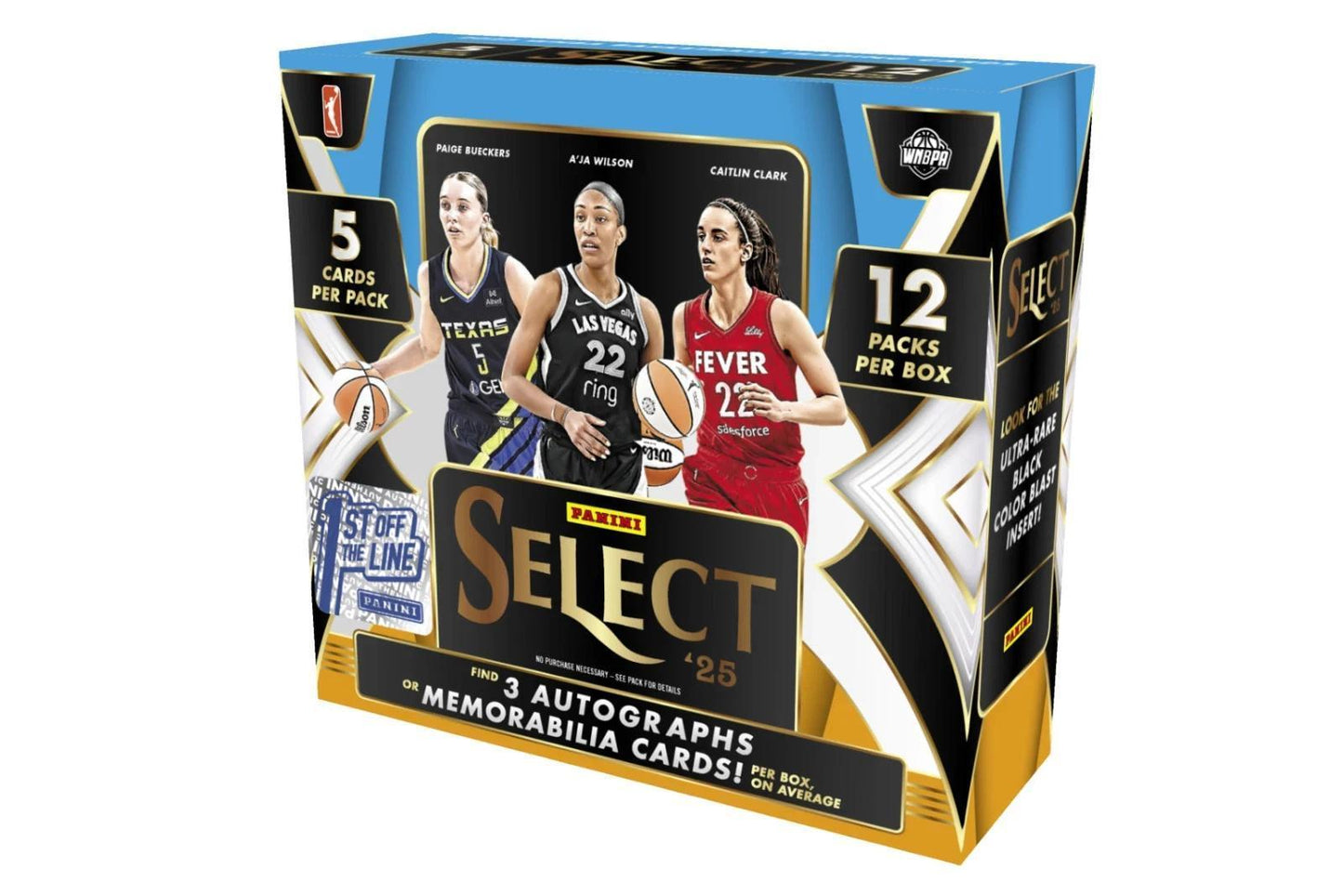 2025 Panini Select WNBA Basketball Hobby Box - 1st Off The Line (FOTL)