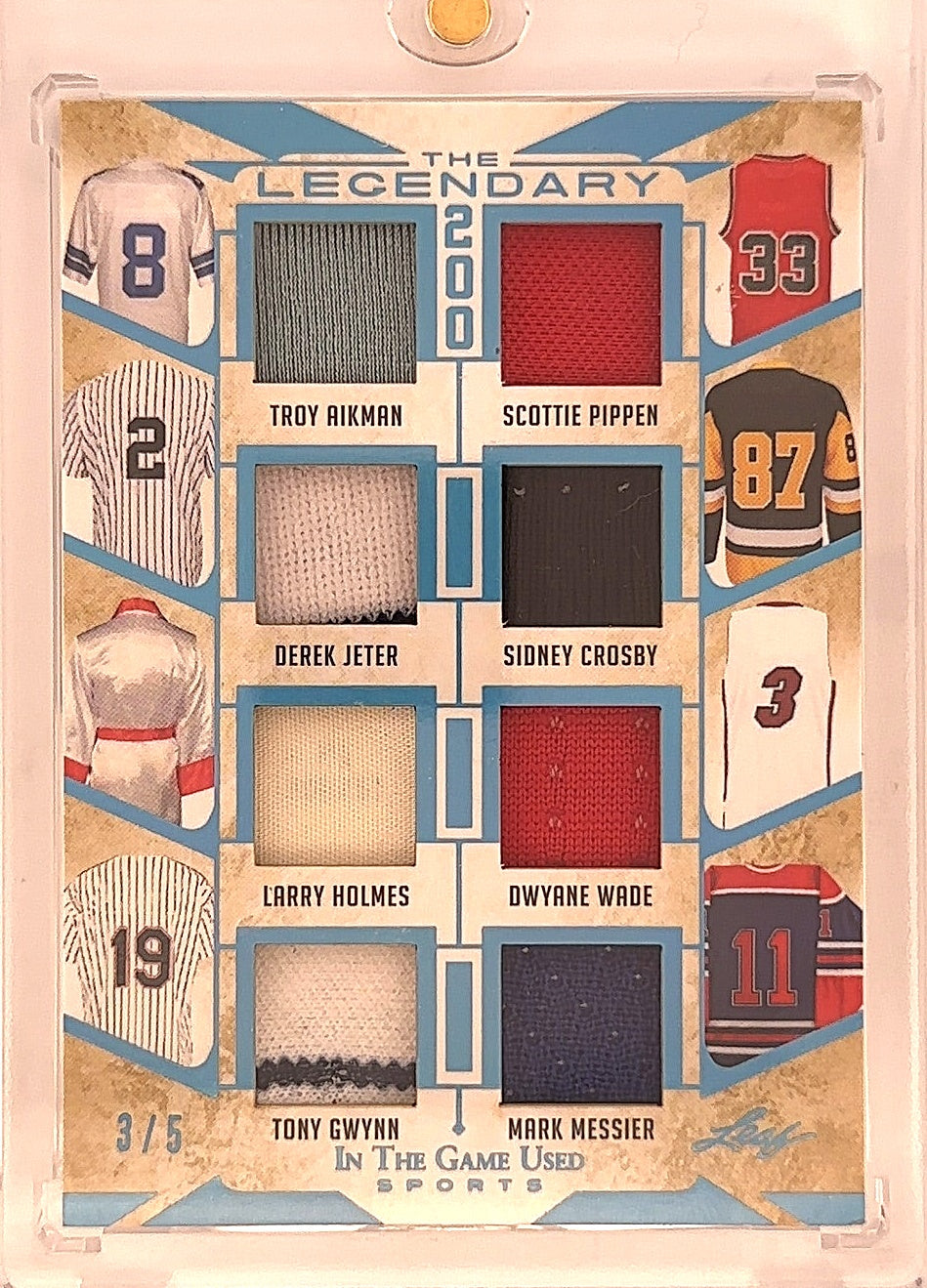 The Legendary 200 In The Game Used Sports /5 — front