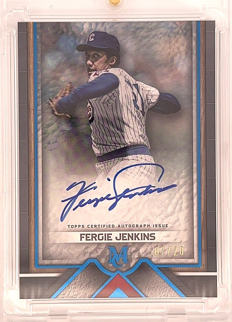 2023 Topps Museum Collection Fergie Jenkins Archival Autograph #AA-FJ 07/20 — front
