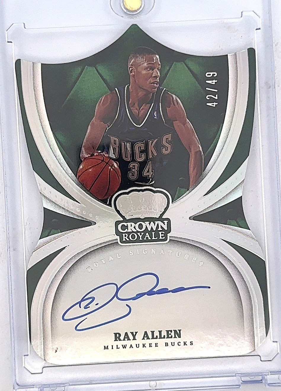 2020 Panini Crown Royale Royal Signatures Ray Allen #RS-RAL — front