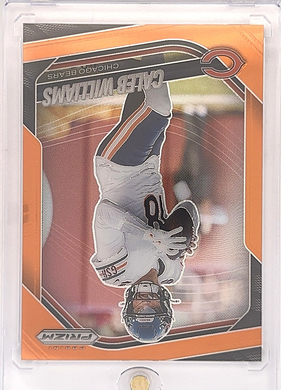 2025 Panini Prizm Caleb Williams [Orange] #124 — front