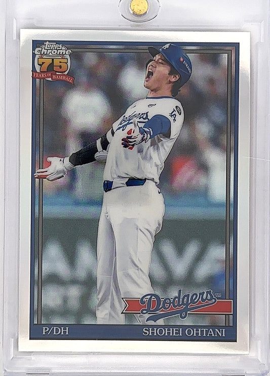 2026 Topps Chrome 1991 Shohei Ohtani [Refractor] #91CB-1 — front