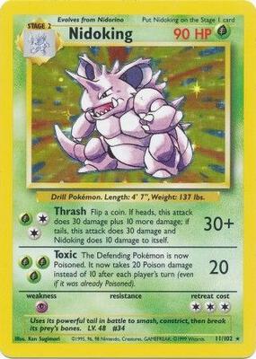 Nidoking #011/102 — stock