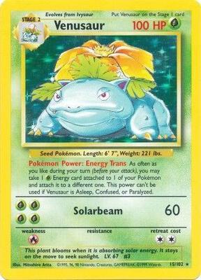 Venusaur #015/102 — stock