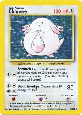 Chansey #003/102 — stock
