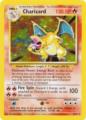 Charizard #004/102 PSA NM-MT 8 — stock