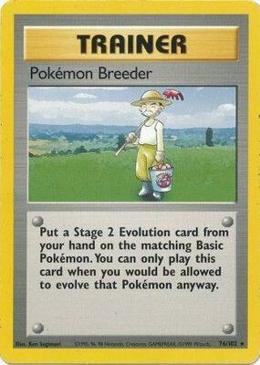 Pokemon Breeder #076/102 — stock
