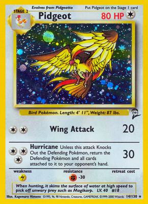 Pidgeot #014/130 — stock