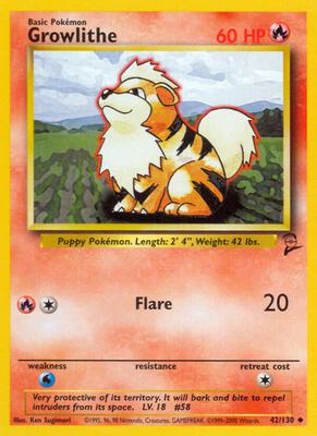 Growlithe #042/130 — stock