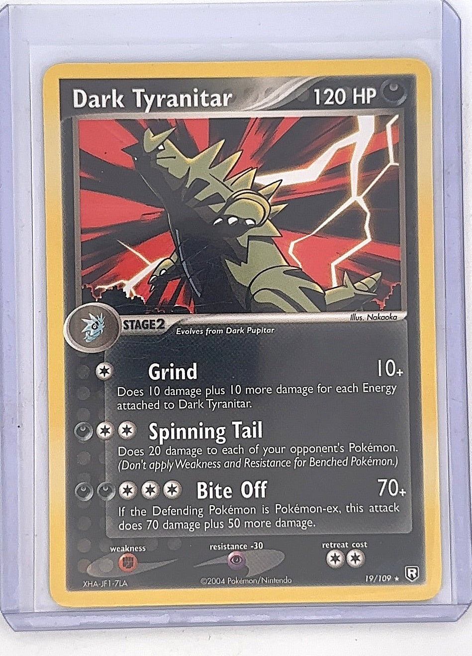 Dark Tyranitar - 019/109 #19/109 — front