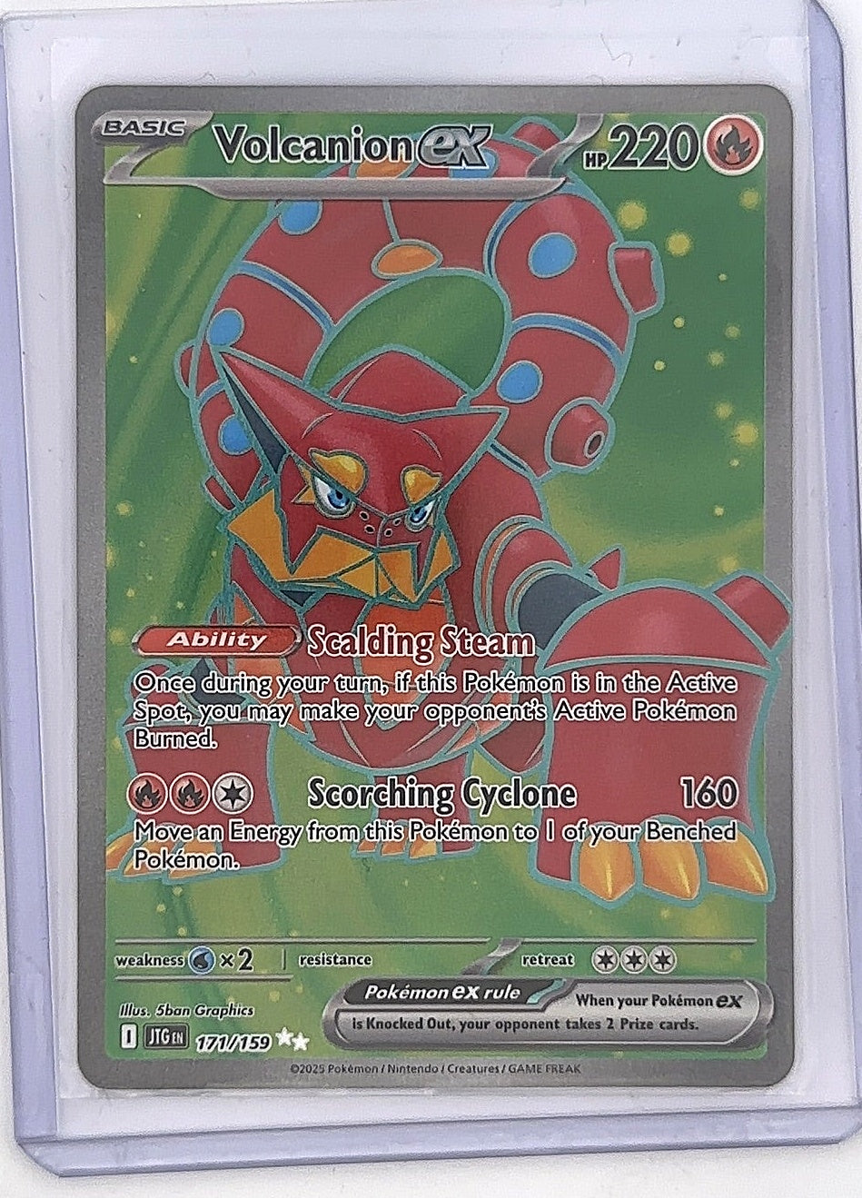 Volcanion ex - 171/159 #171/159 — front
