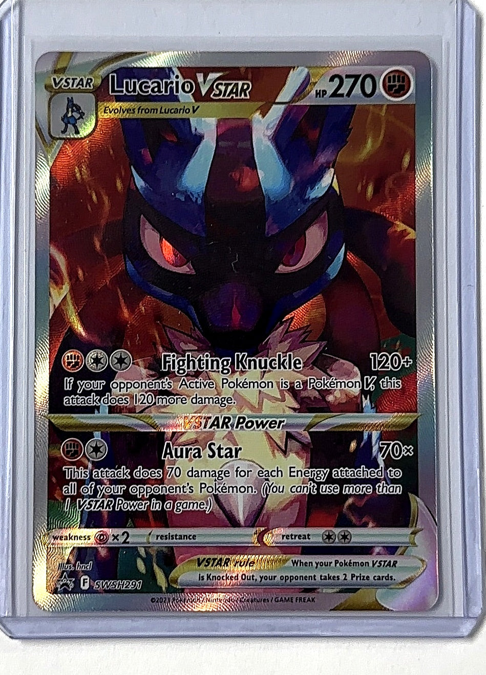 Lucario VSTAR - SWSH291 #SWSH291 — front