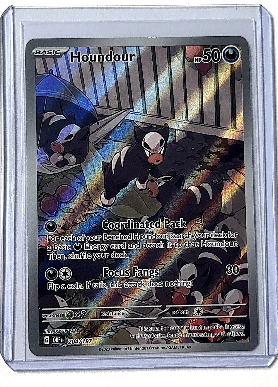 Houndour - 204/197 #204/197 — front
