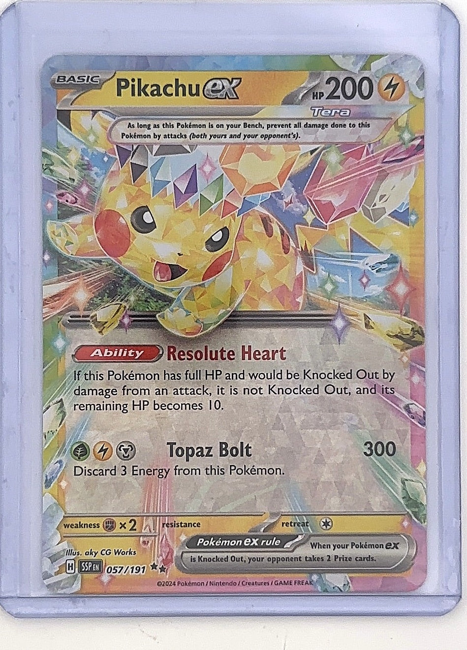 Pikachu ex - 057/191 #057/191 — front