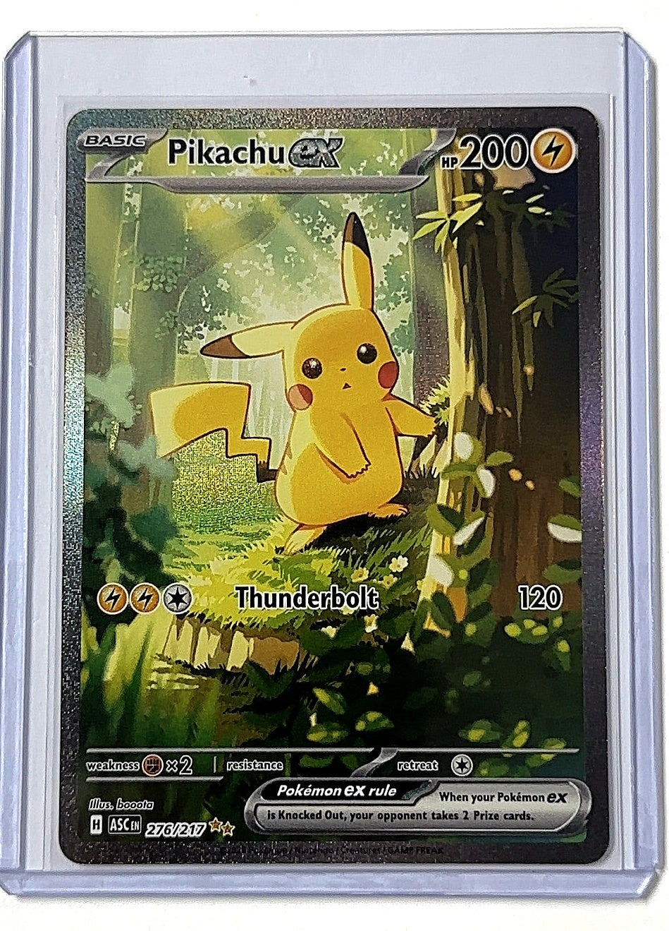 Pikachu ex - 276/217 #276/217 — front