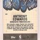 2025 Topps NBA Hoops Boom Shaka Laka Anthony Edwards #BO-6 — back