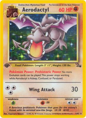 Aerodactyl (1) #01/62 — stock