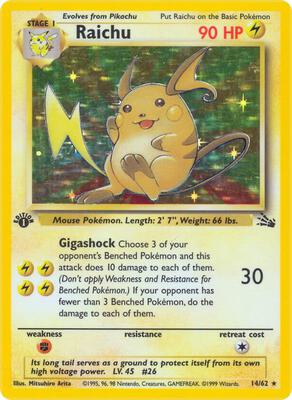 Raichu (14) #14/62 — stock